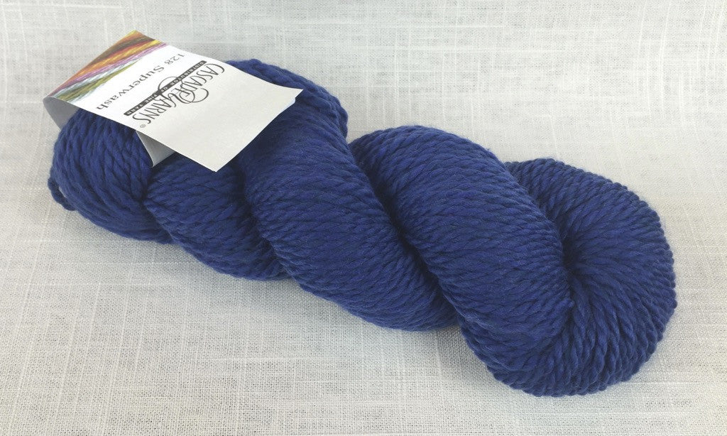 cascade yarns 128 superwash bulky 100% merino 1983 peacock blue
