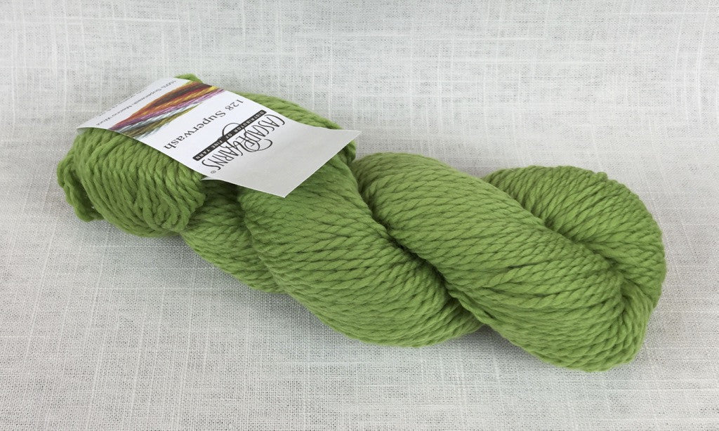 cascade yarns 128 superwash bulky 100% merino 802 green apple