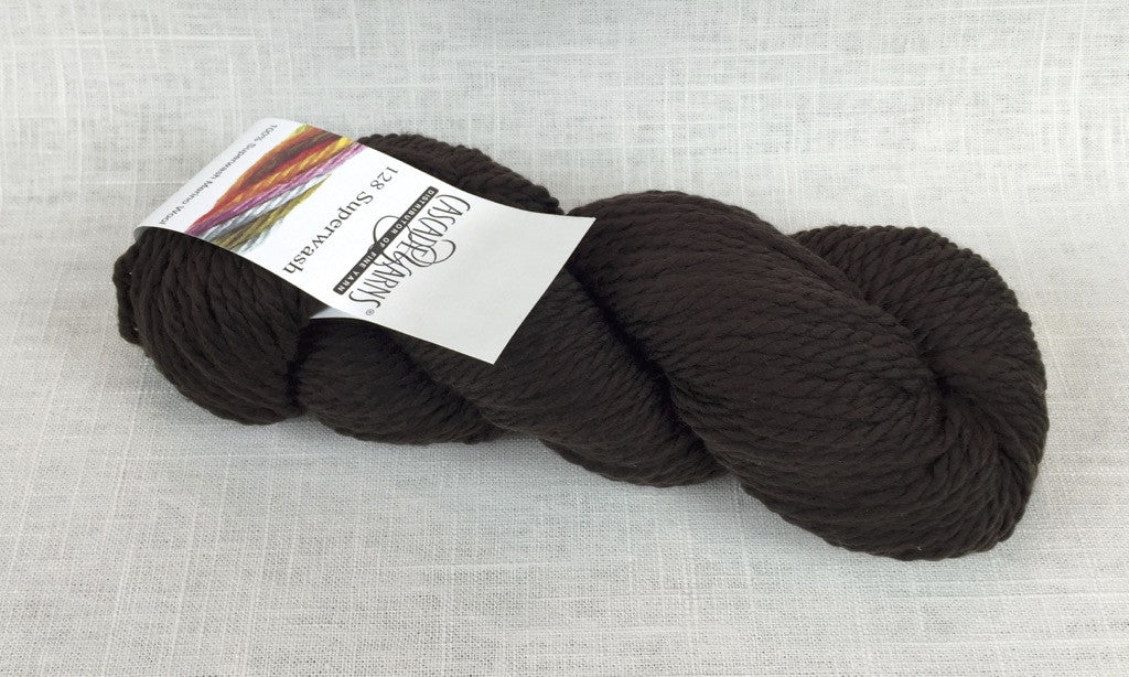 cascade yarns 128 superwash bulky 100% merino 872 bitter chocolate dark brown