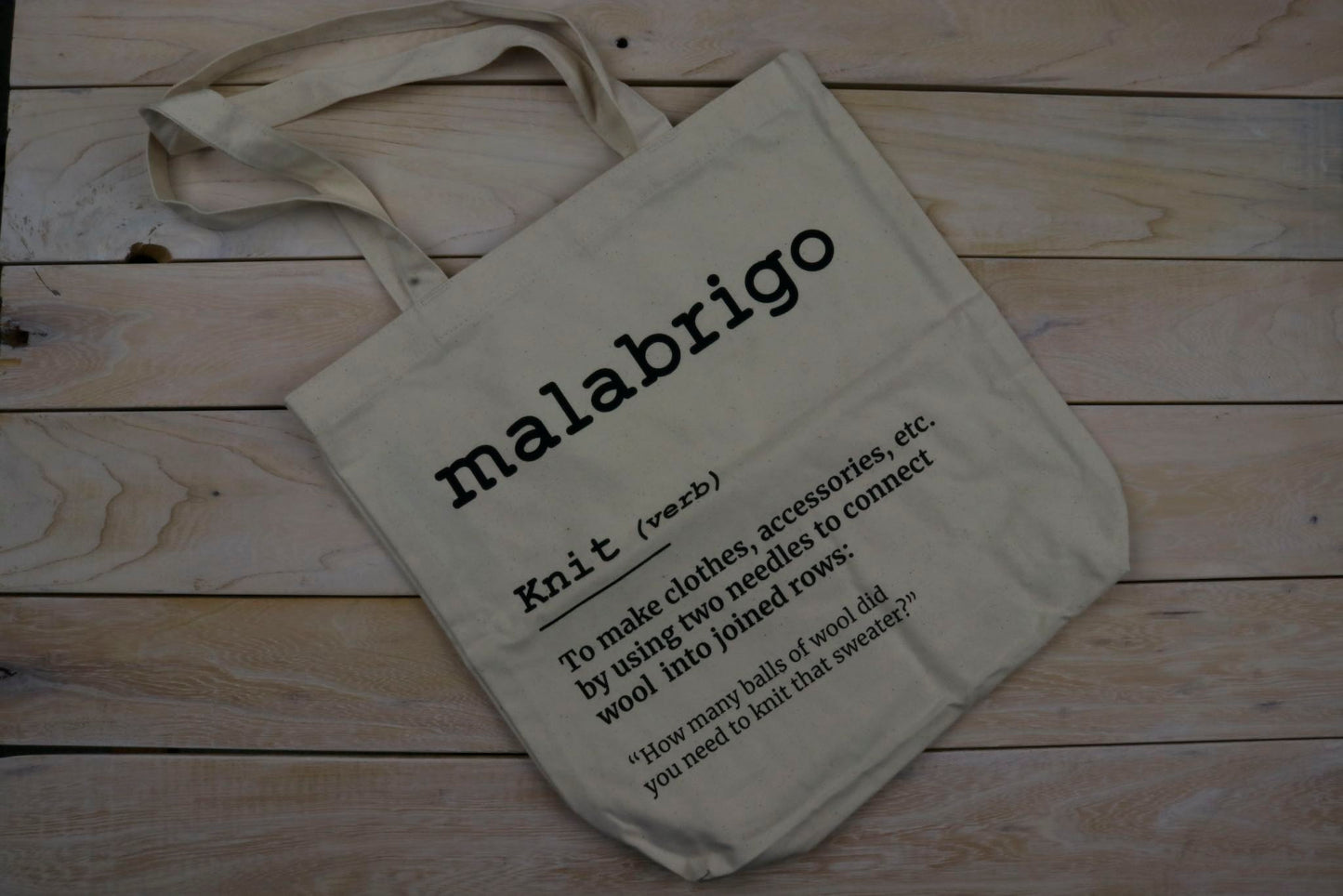 malabrigo baggu tote definition natural