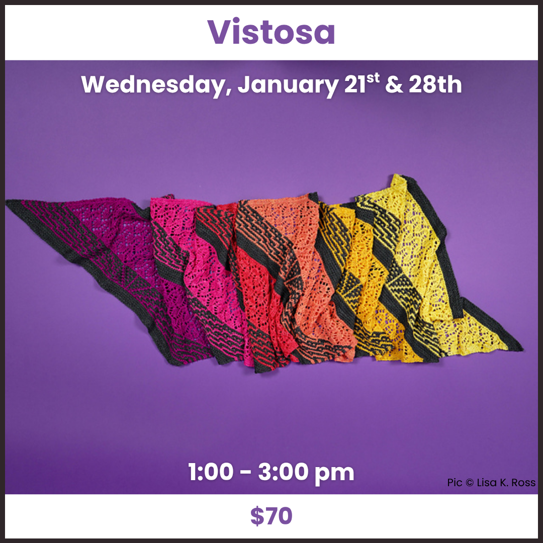 Vistosa: 1/21 & 28, 1-3p