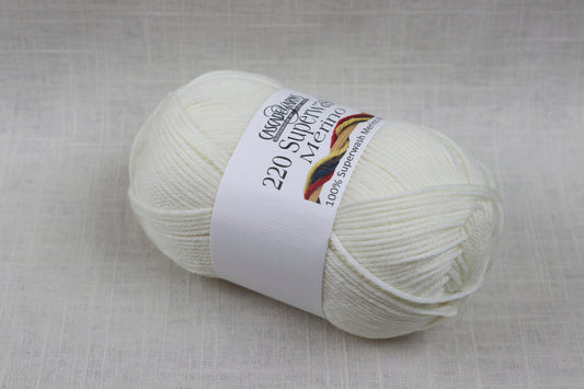 cascade yarns 220 superwash merino 01 cream
