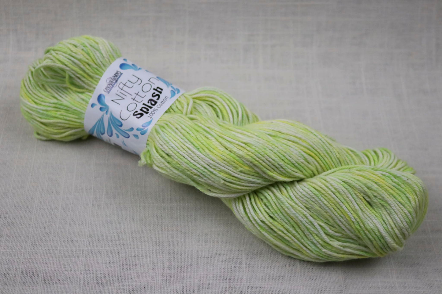 Cascade Yarns Nifty Cotton Splash 201 Lemon Lime
