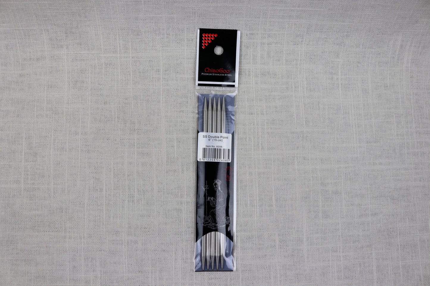 chiaogoo stainless steel 6" double pointed needle DPN