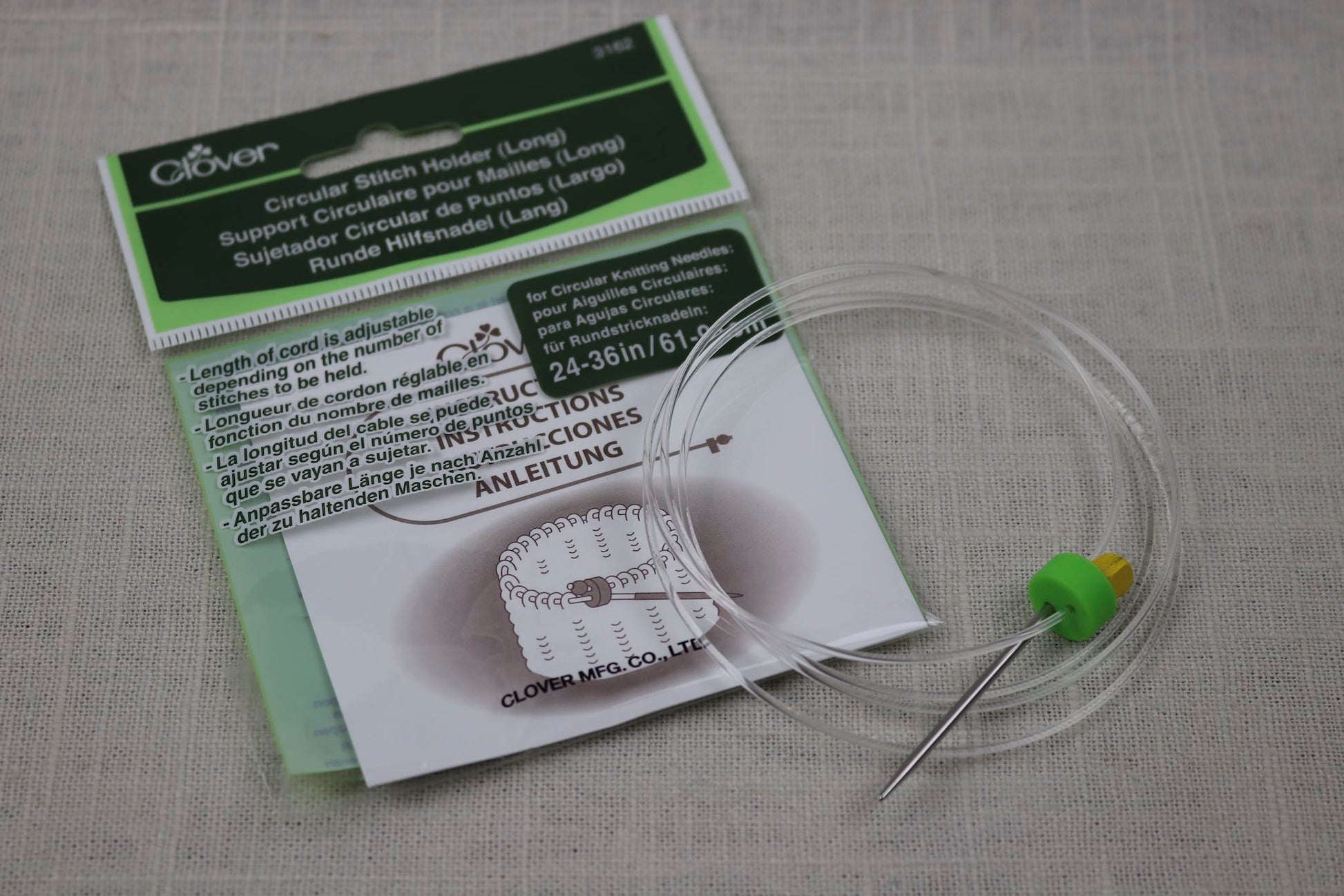 clover 3162 circular stitch holder, long