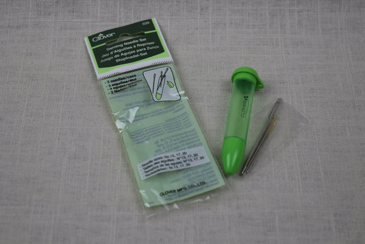 clover darning needle set with straight tip