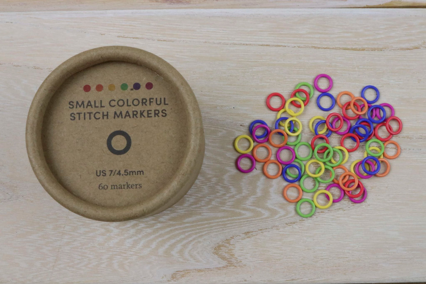 cocoknits colorful stitch markers small