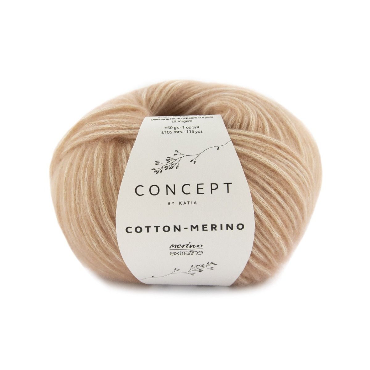Katia Concept Cotton Merino 137 Medium Rose