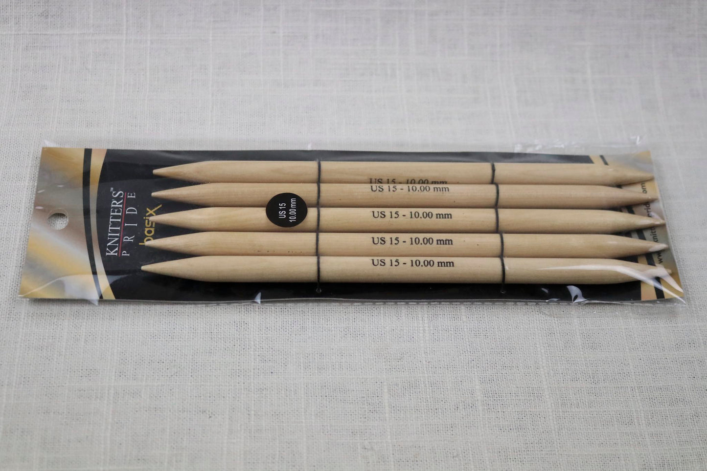 knitter's pride basix DPN US 15 (10mm)