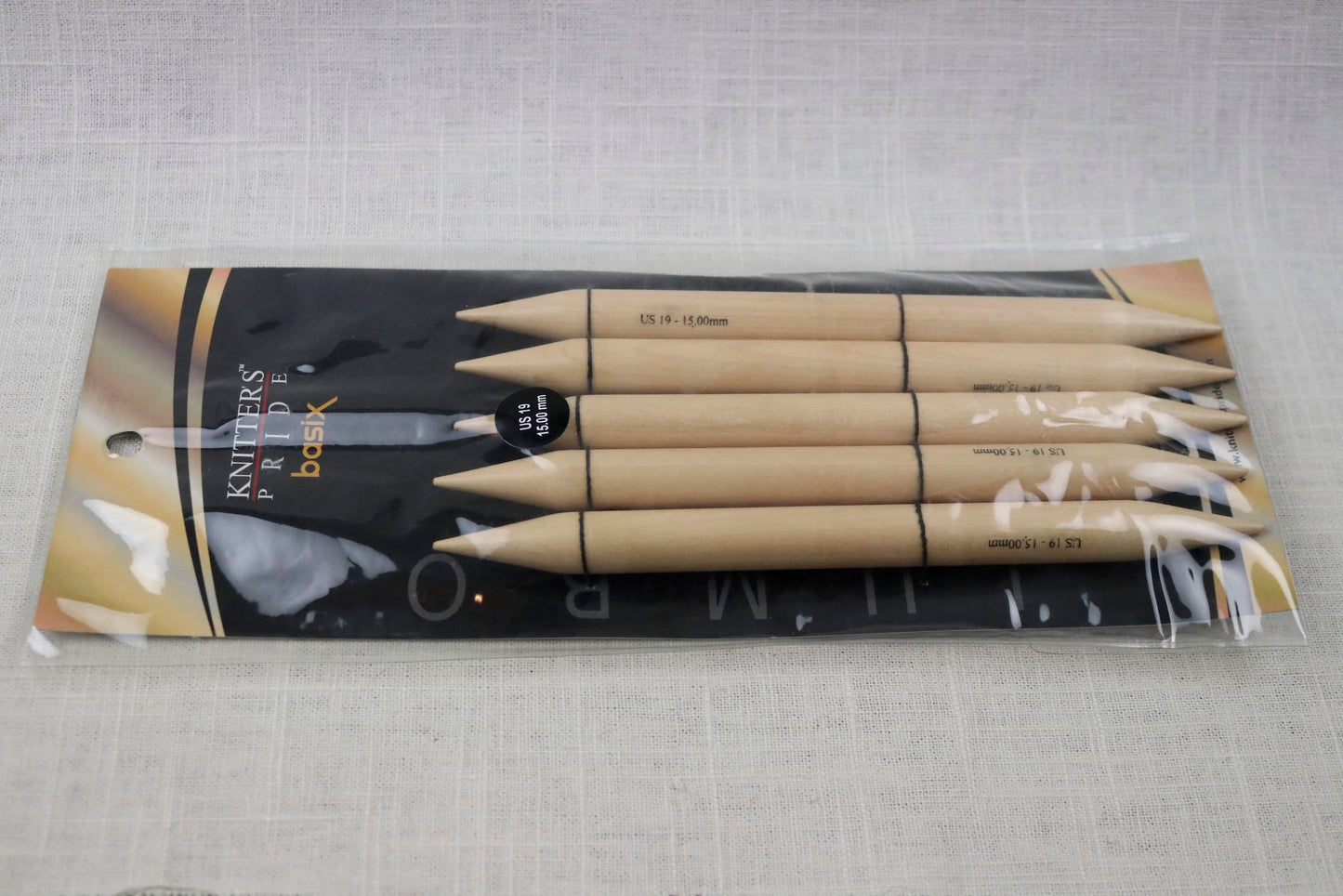 knitter's pride basix DPN US 19 (15mm)