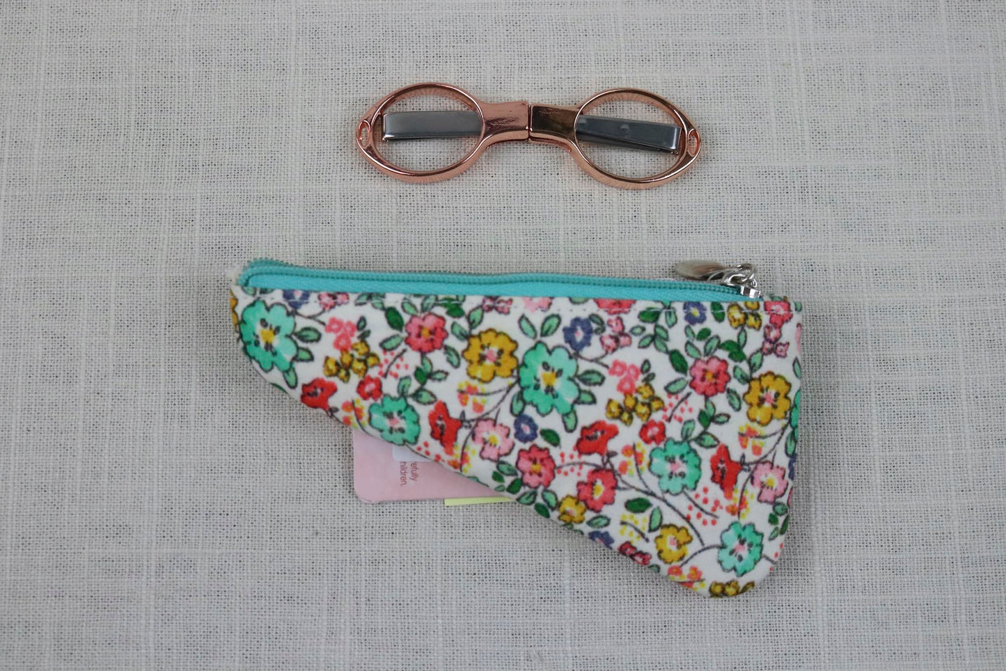 knitter's pride rose gold folding scissors closed