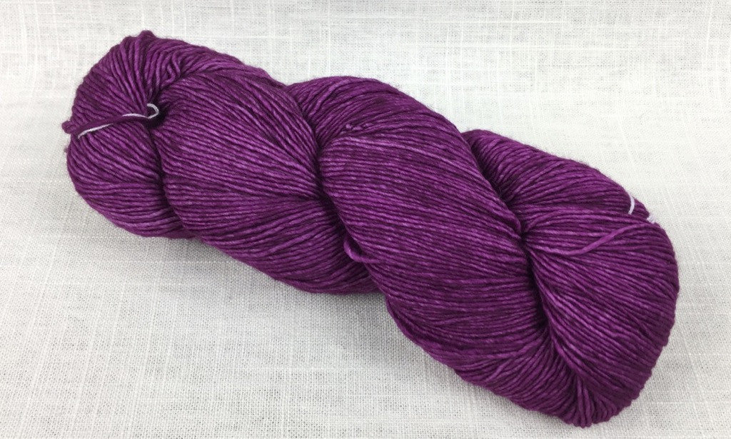 malabrigo mechita single ply fingering MTA148 hollyhock