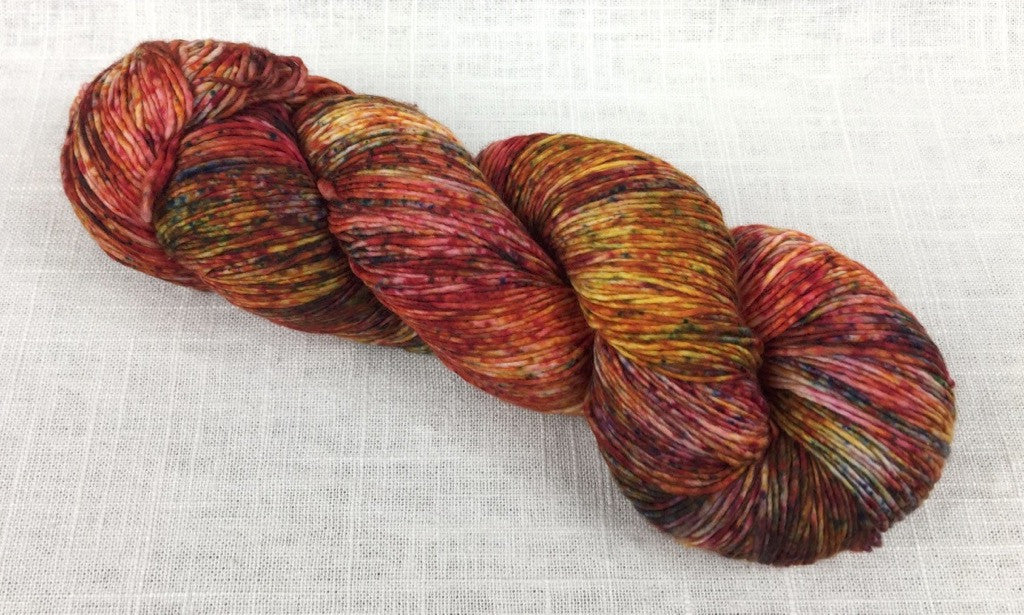 malabrigo mechita single ply fingering MTA666 paprika