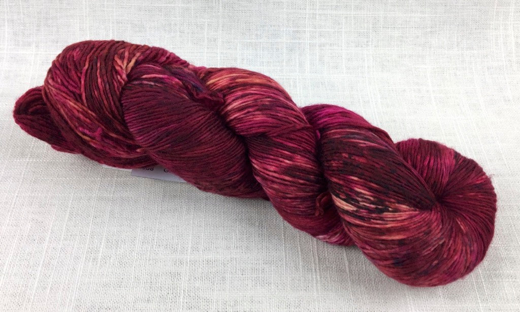 malabrigo mechita single ply fingering MTA668 granada