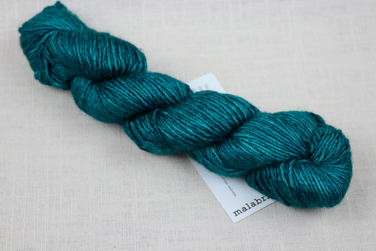 malabrigo silky merino 412 teal feather
