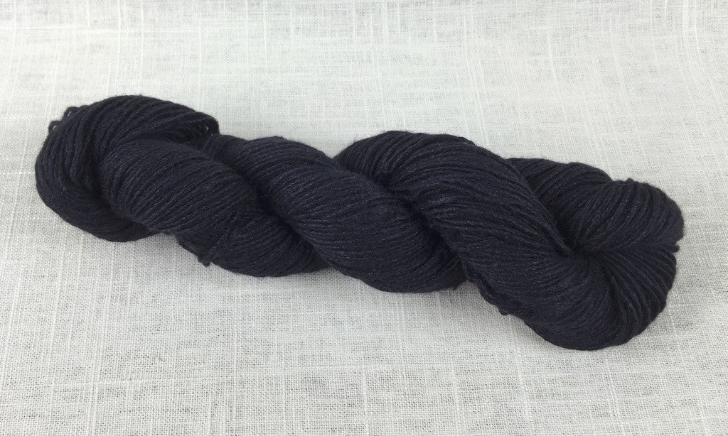 malabrigo silky merino color SM195 black