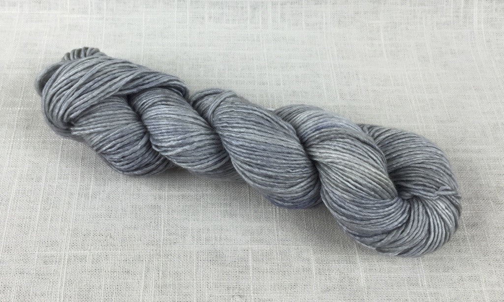 malabrigo silky merino color SM429 cape cod gray