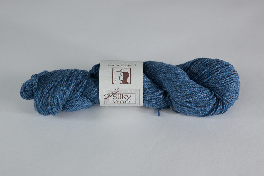elsabeth lavold silky wool 010 woad DK