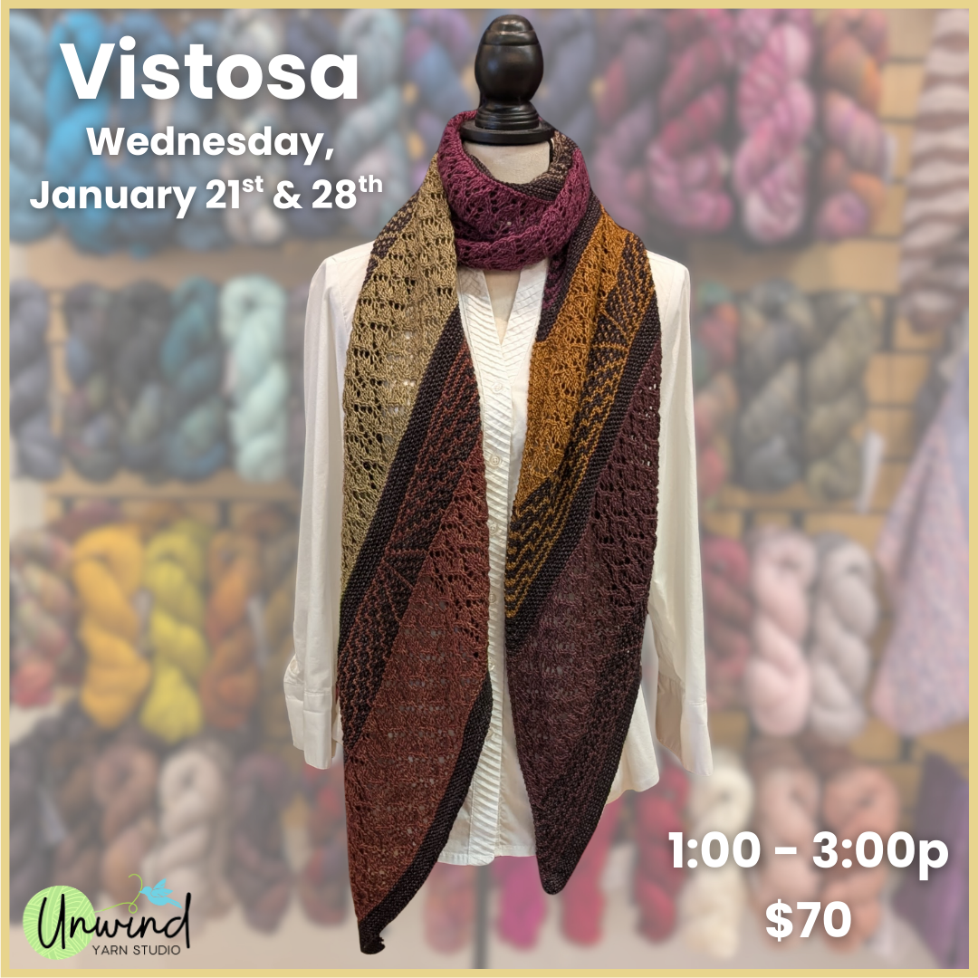 Vistosa: 1/21 & 28, 1-3p - Anne
