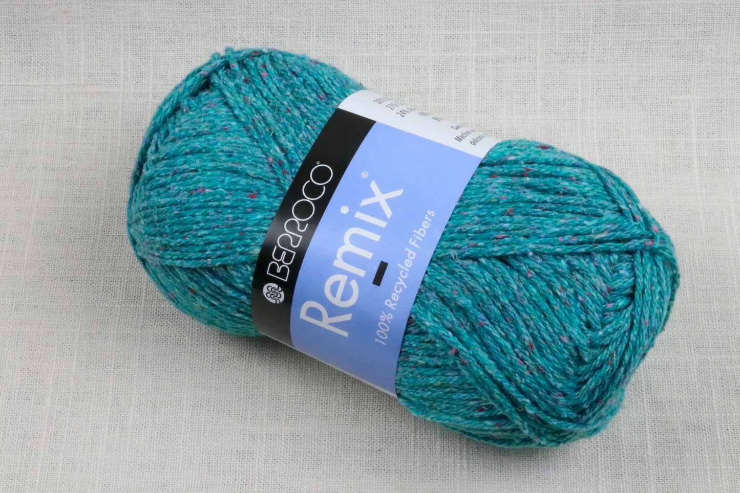 berroco remix worsted recycled fibers 3977 pool