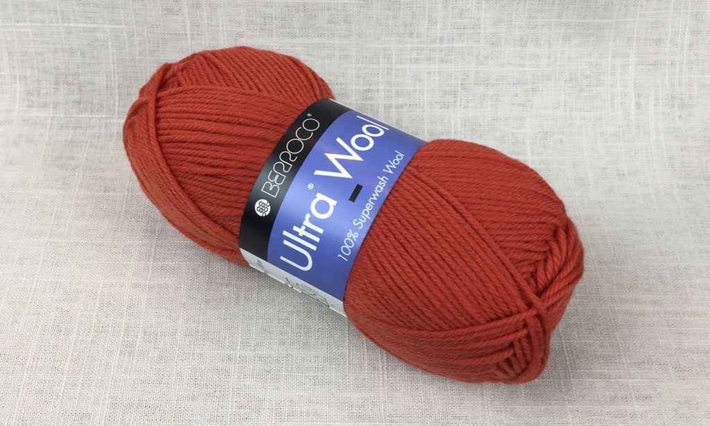 berroco ultra wool superwash 3336 nasturtium orange