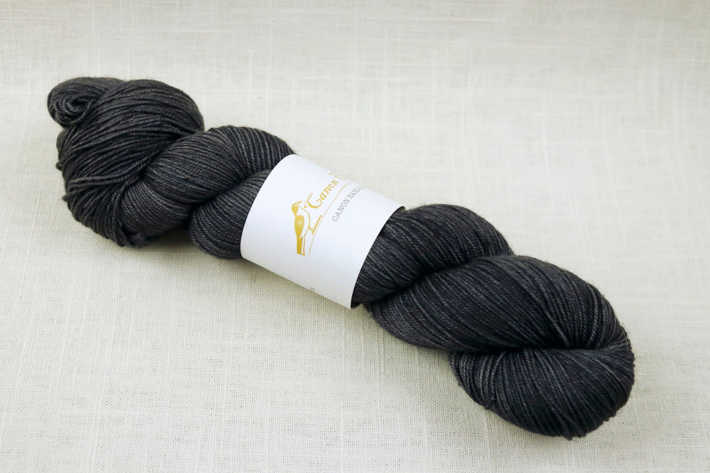 canon hand dyes bruce fingering yak merino coal