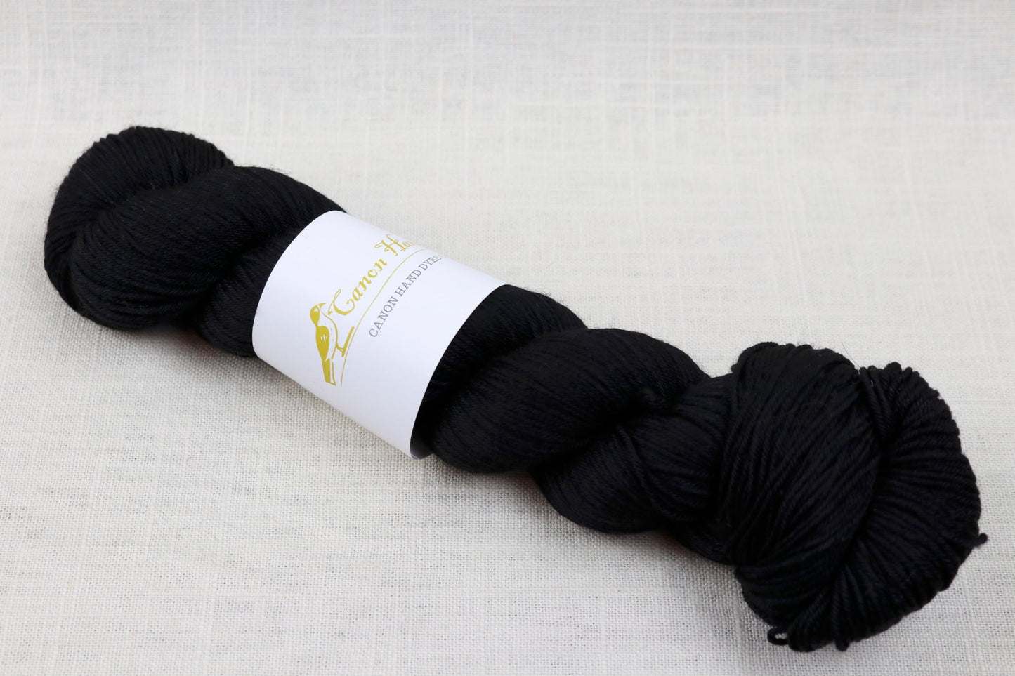 canon hand dyes john merino fingering black