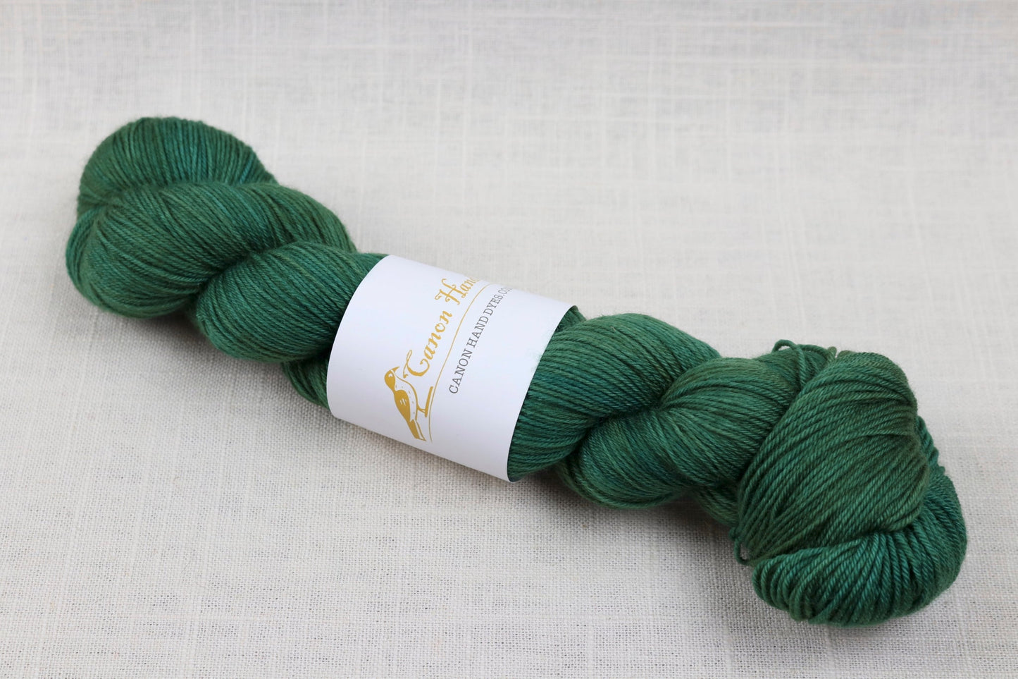 canon hand dyes john merino fingering emerald