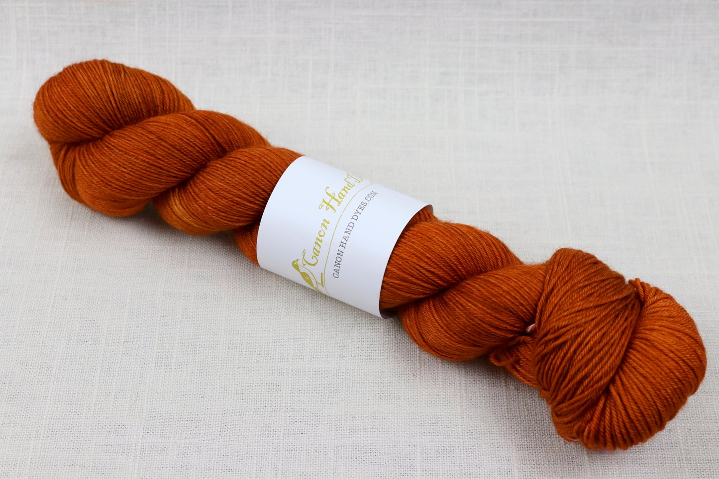 canon hand dyes john merino fingering saffron