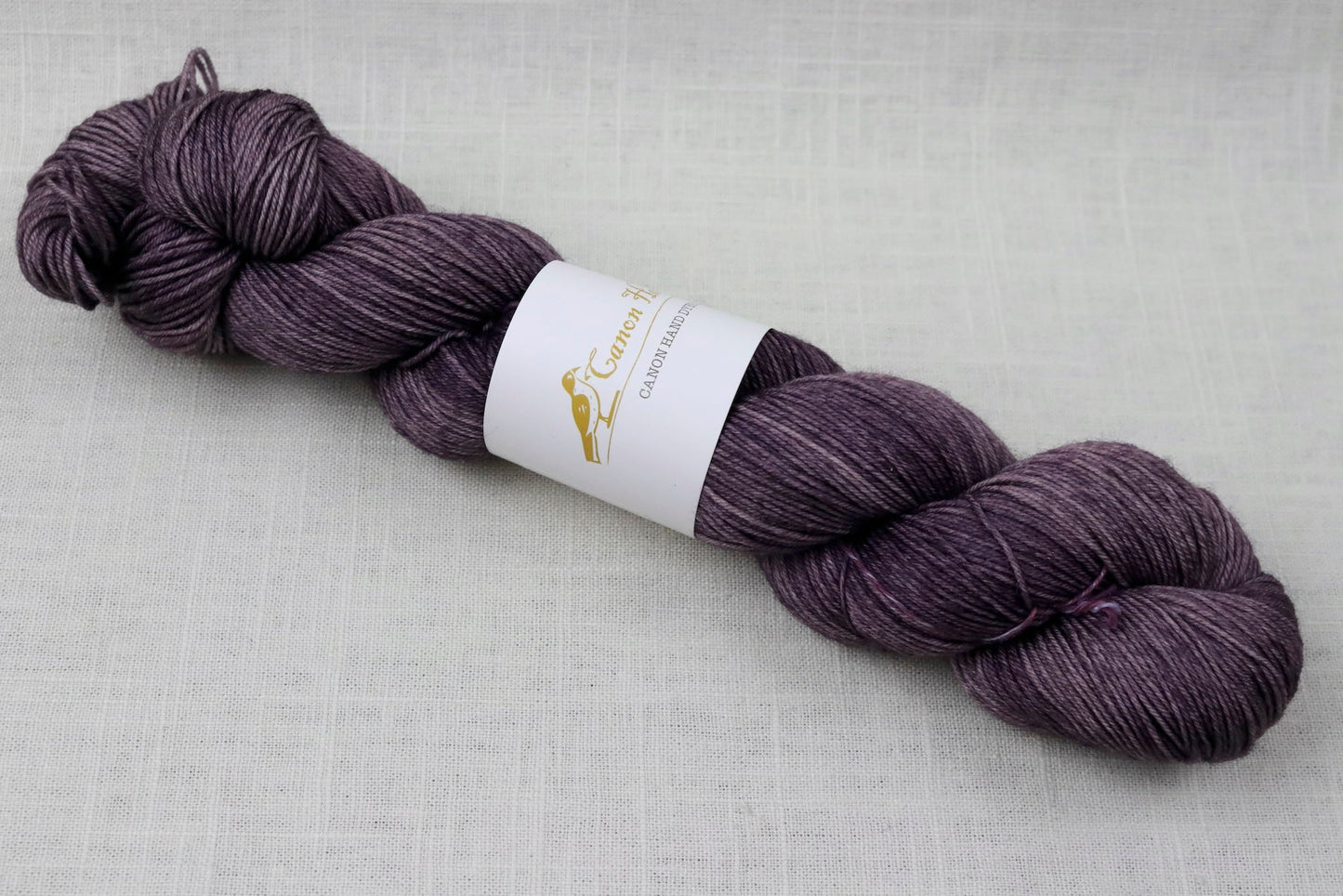 canon hand dyes john merino fingering violet bridgerton