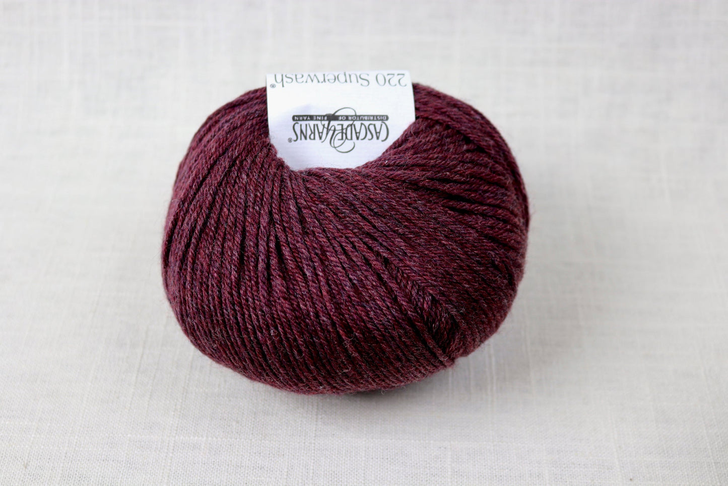 cascade 220 superwash light worsted DK 298 malbec heather