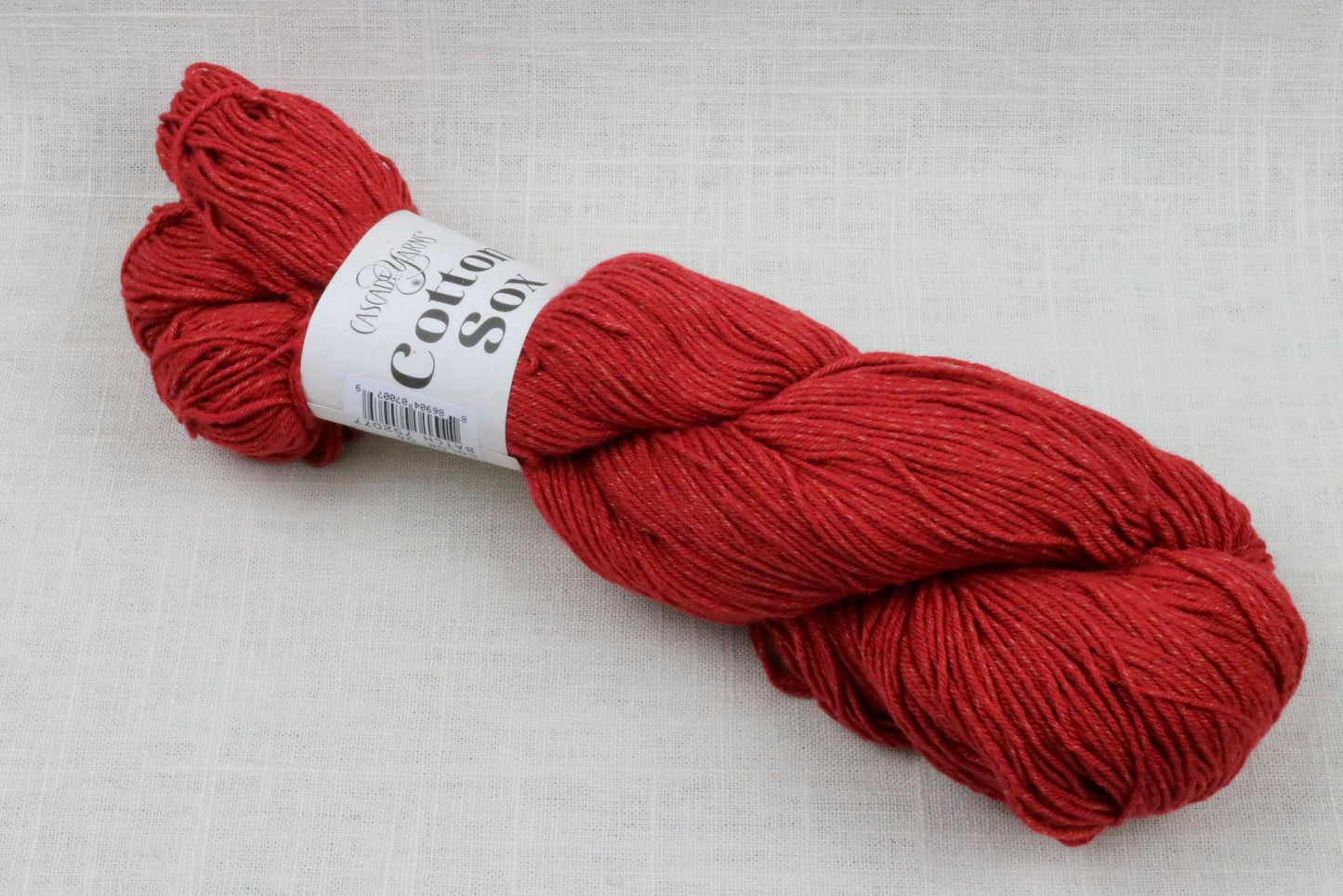 cascade cotton sox 04 cherry