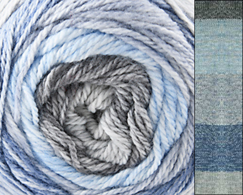 Cascade Cherub Aran Prints 703 Denim