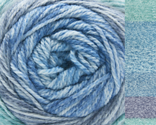 Cascade Cherub Aran Prints 712 Azul