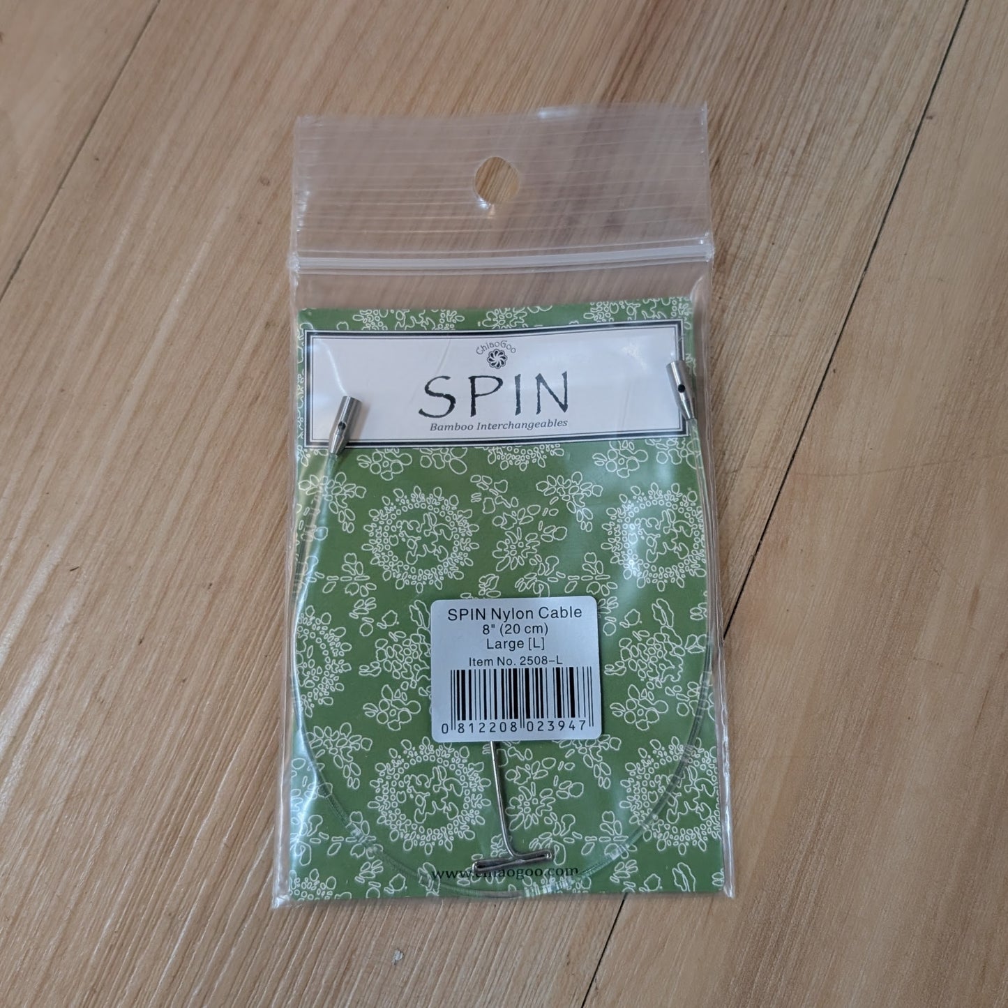 ChiaoGoo SPIN Nylon Cable 8" Large