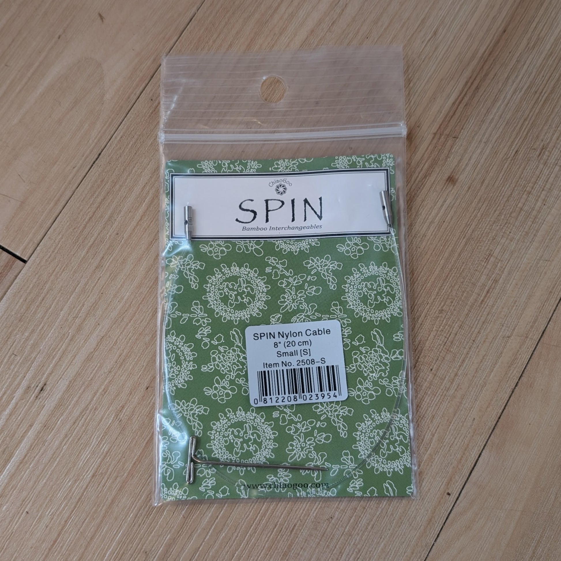 ChiaoGoo SPIN Nylon Cable 8" Small