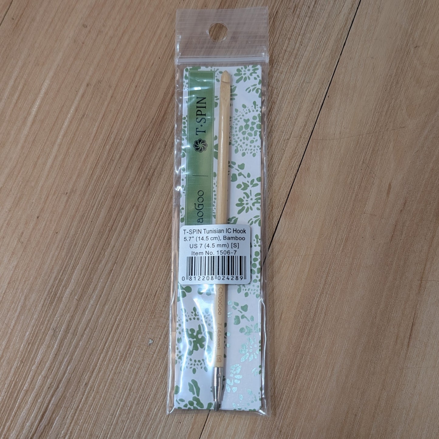 ChiaoGoo Tunisian Hook Bamboo US7