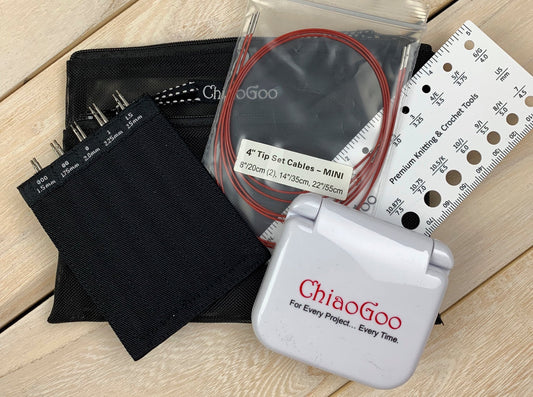 chiaogoo twist mini 4" interchangeable set