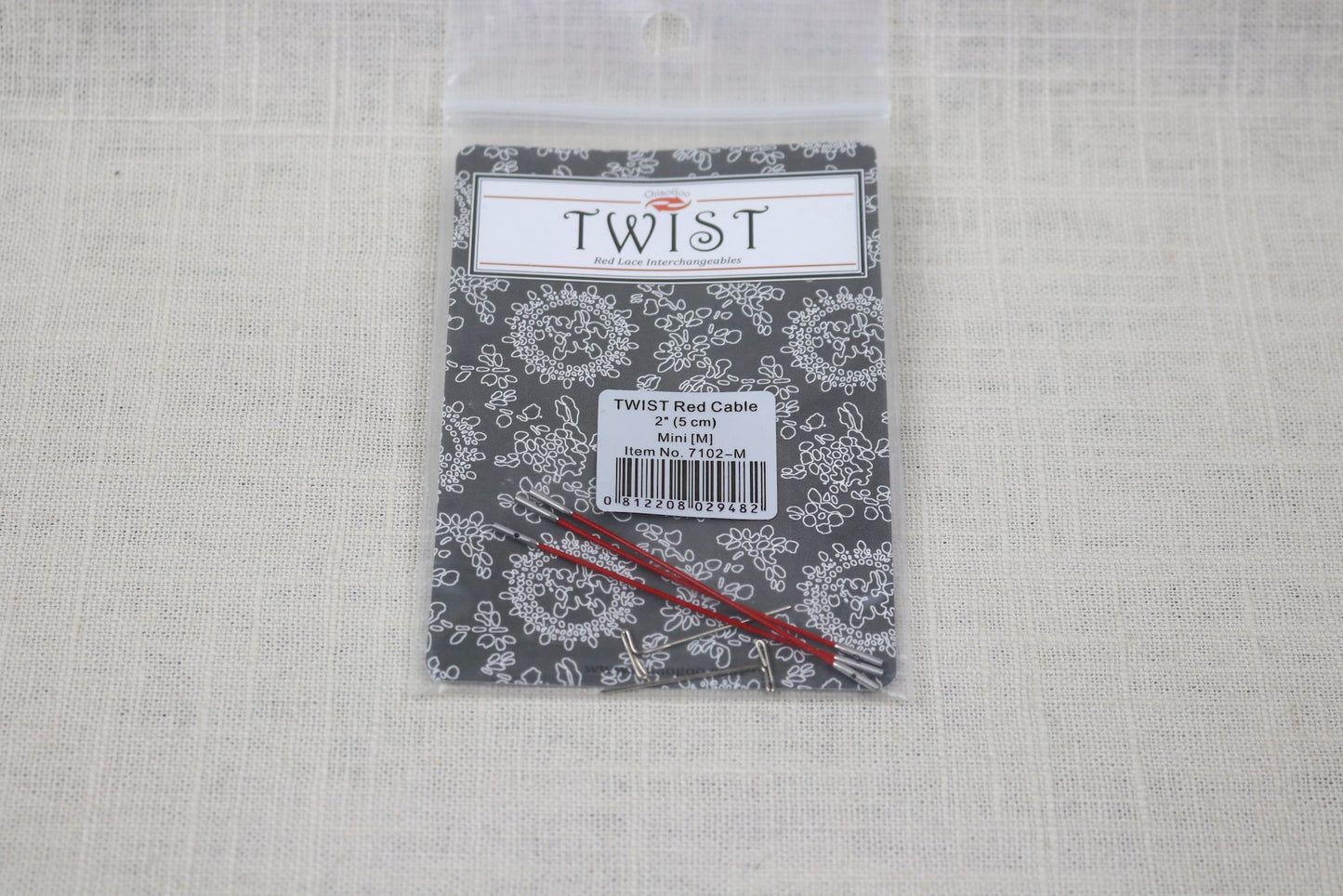 chiaogoo twist red cable 2" mini 7102-m