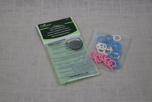 clover split ring markers 347