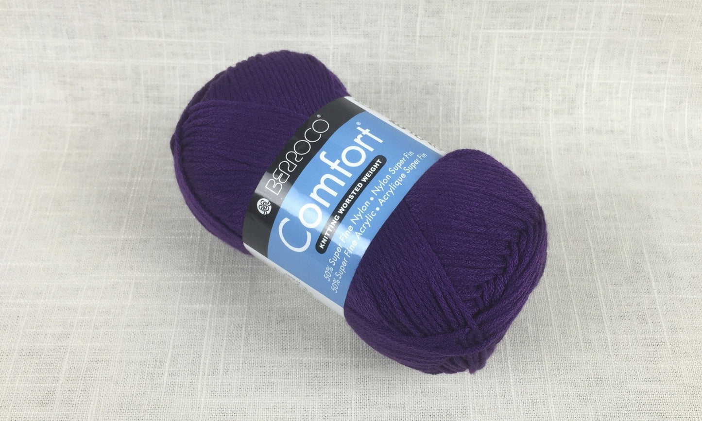 berroco comfort worsted 9722 purple