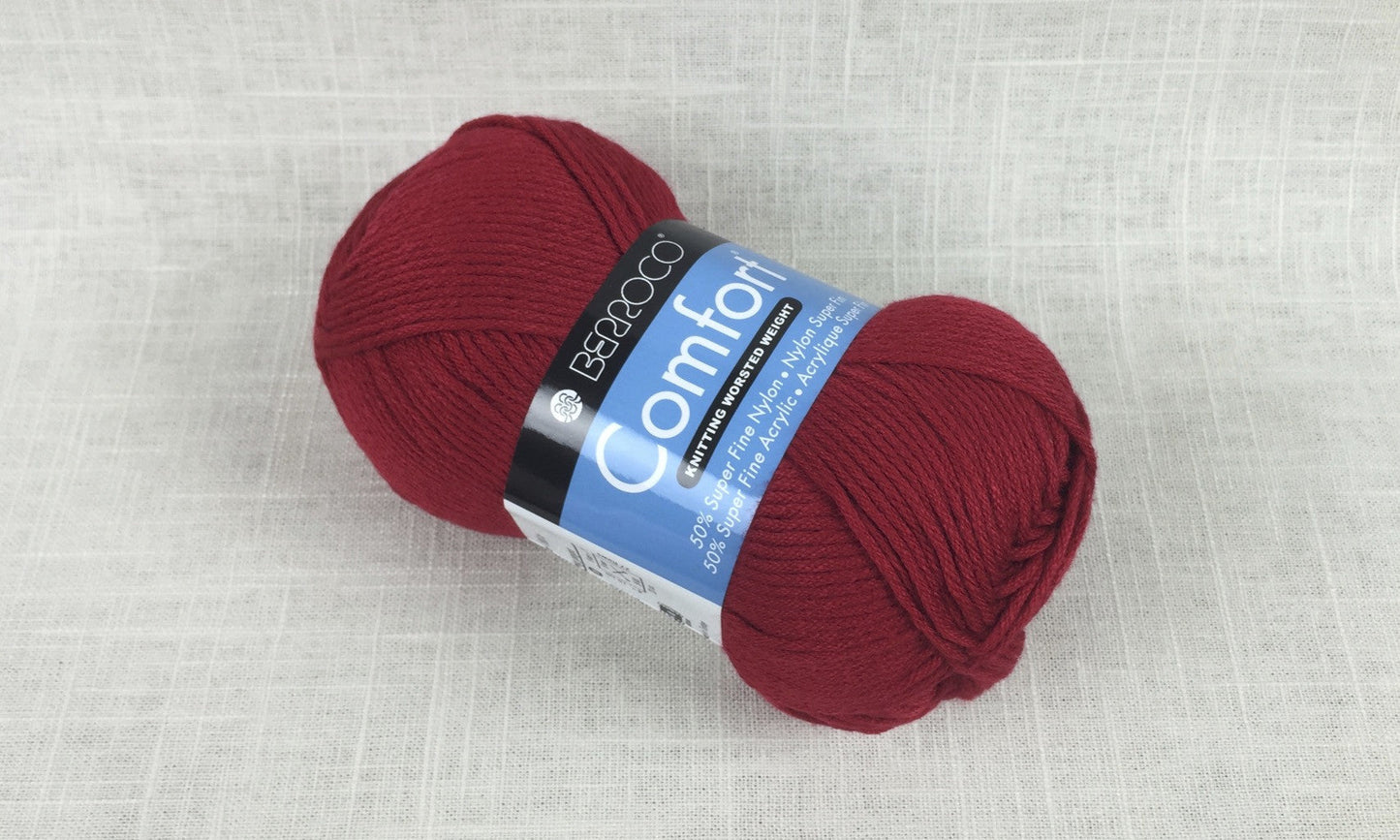 berroco comfort worsted 9750 primary red