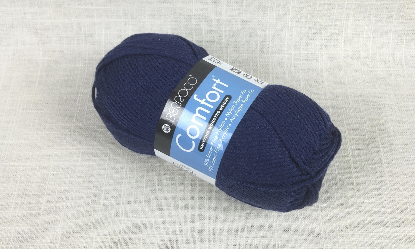 berroco comfort worsted 9763 Navy Blue