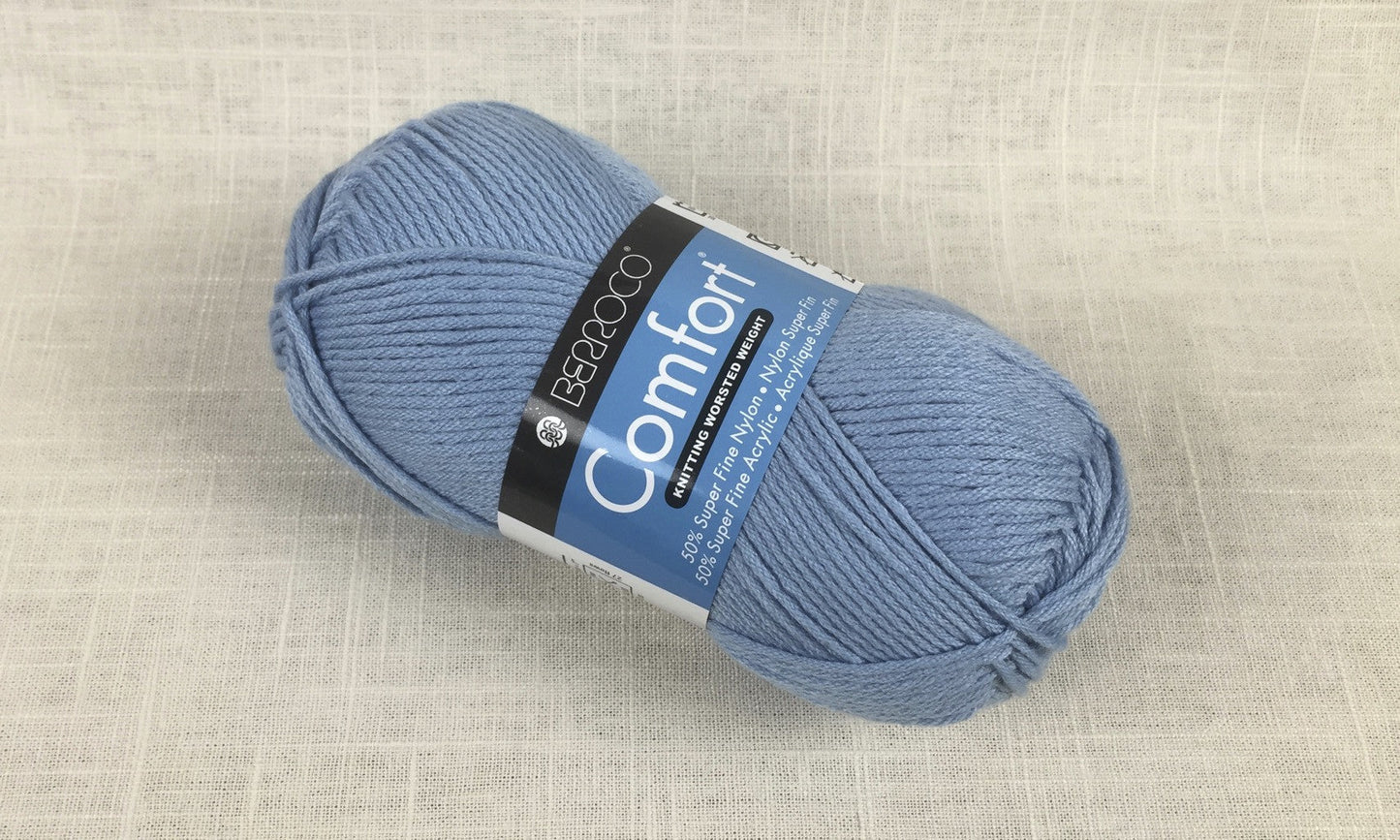 berroco comfort worsted 9772 blue angel