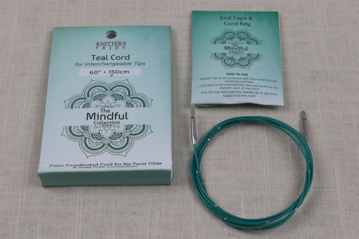 knitter's pride mindful fixed cord 60"