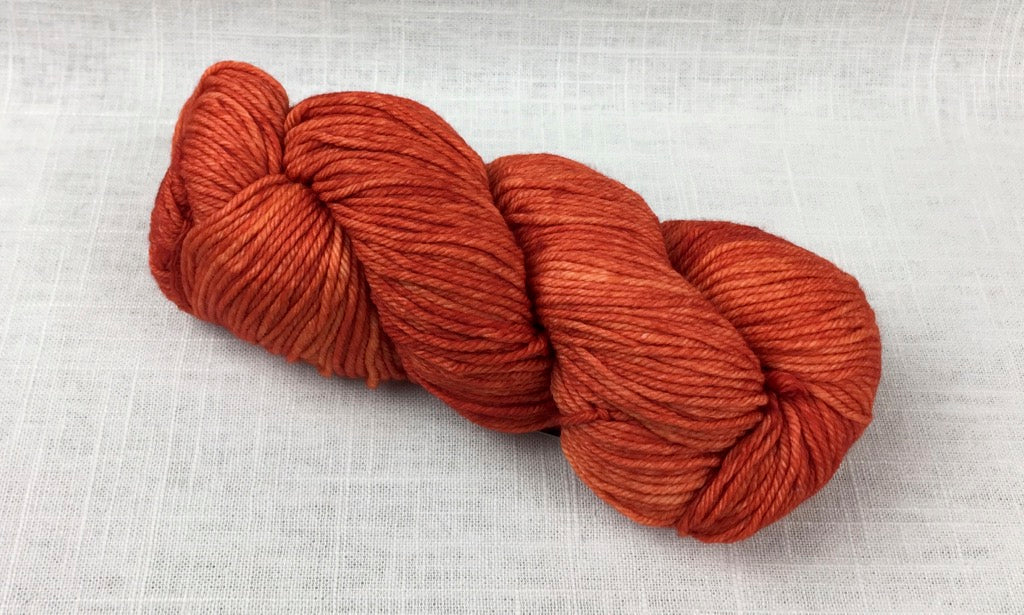 malabrigo rios worsted 016 glazed carrot