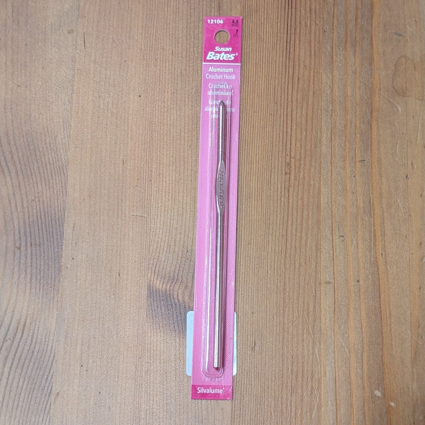 Susan Bates Aluminum Crochet Hook US7