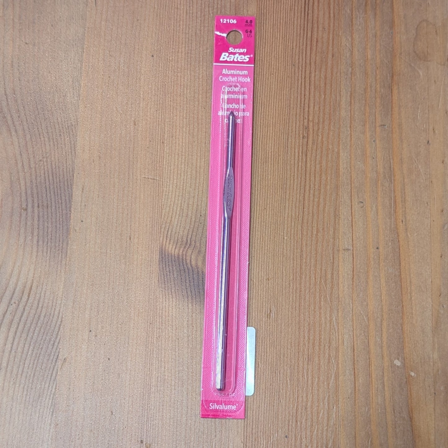 Susan Bates Aluminum Crochet Hook USG