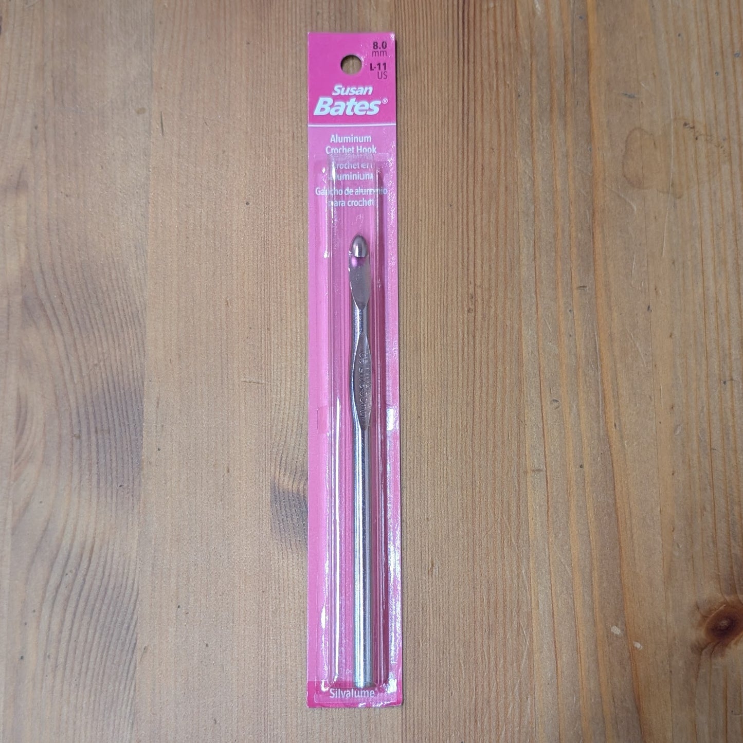 Susan Bates Aluminum Crochet Hook USL