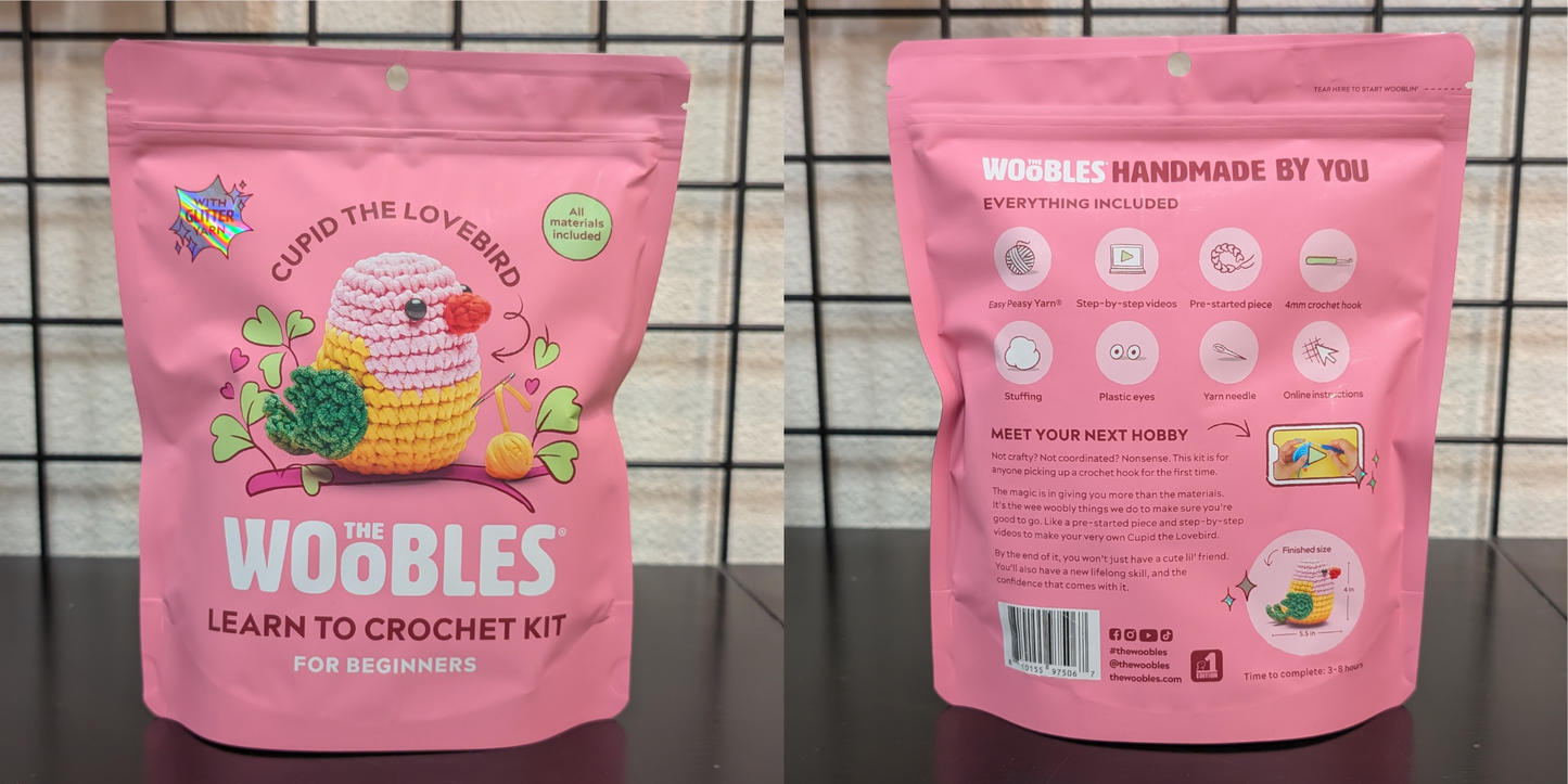 The Woobles Cupid the Lovebird